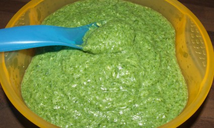 Purée d'épinards au kiri